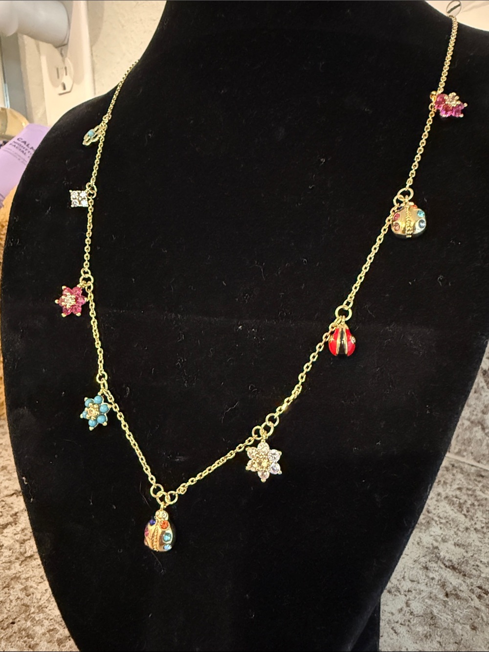 Kate Spade Nature Walk Charm Necklace NWOT - Picture 4 of 7